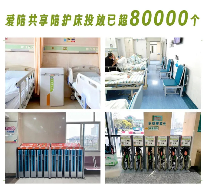 共享陪護床已投放超80000臺,醫院引進愛陪共享產品好評如潮